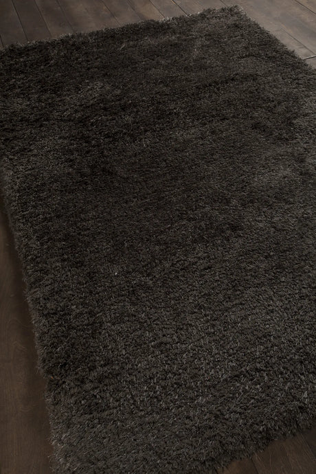 Chandra Osim OSI-35107 Brown rug, angled side view