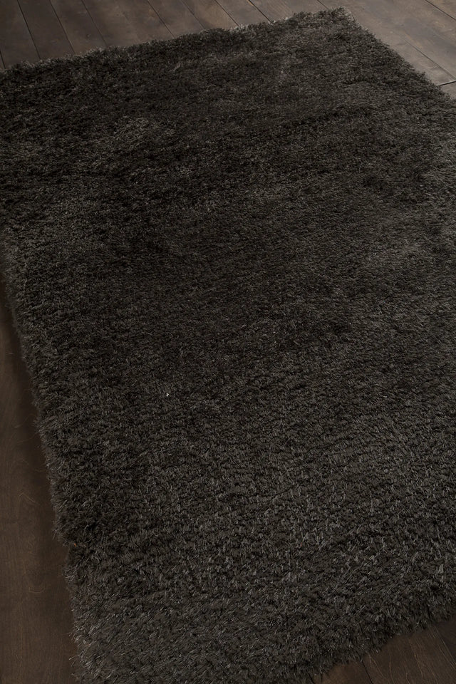 Chandra Osim OSI-35107 Brown rug, angled side view