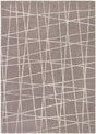 Chandra Oslo OSL-31900 Taupe and Beige rug, flat view