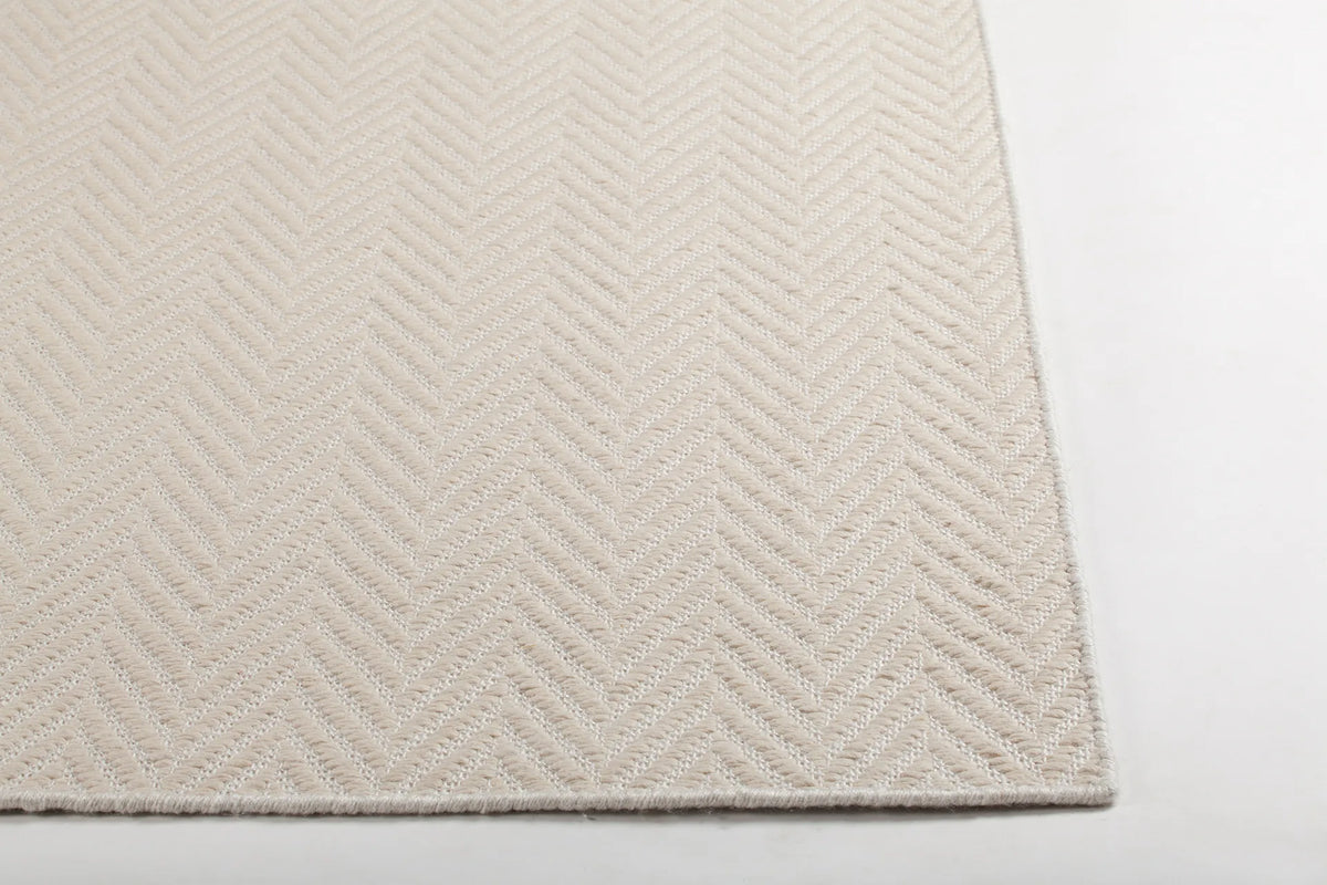 Chandra Paisley PAI-47300 Ivory rug, corner detail