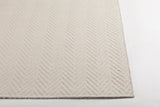 Chandra Paisley PAI-47300 Ivory rug, corner detail