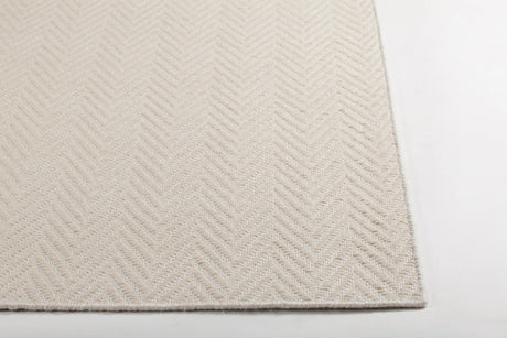 Chandra Paisley PAI-47300 Ivory rug, corner detail