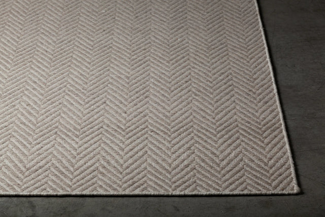 Chandra Paisley PAI-47302 Grey rug, corner detail