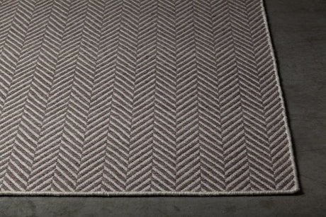 Chandra Paisley PAI-47303 Taupe rug, corner detail
