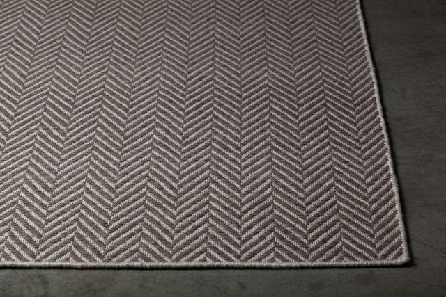 Chandra Paisley PAI-47303 Taupe rug, corner detail