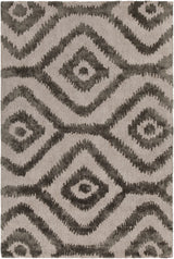 Chandra Paola PAO-41401 Natural and Grey rug, flat view
