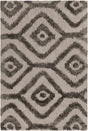 Chandra Paola PAO-41401 Natural and Grey rug, flat view