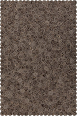 Chandra Patagonia PAT-46800 Taupe and Brown and Beige rug, flat view