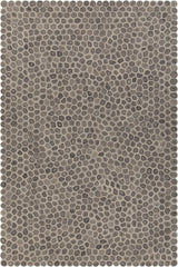 Chandra Patagonia PAT-46802 Black and White rug, flat view