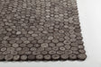 Chandra Patagonia PAT-46803 Brown and White rug, flat view