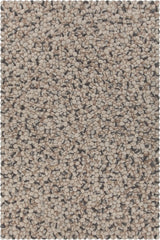 Chandra Pebbles PEB-46700 White and Grey rug, flat view