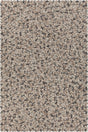 Chandra Pebbles PEB-46700 White and Grey rug, flat view