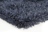 Chandra Poligan POL-30800 Navy rug, corner detail