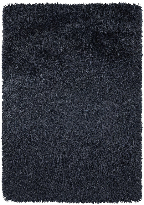 Chandra Poligan POL-30800 Navy rug, flat view