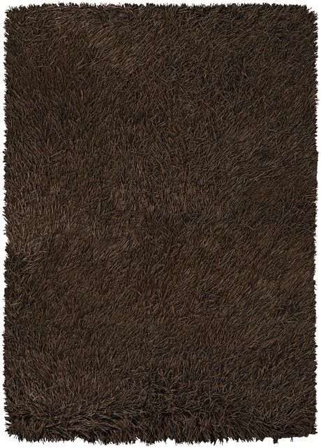 Chandra Poligan POL-30801 Brown rug, flat view