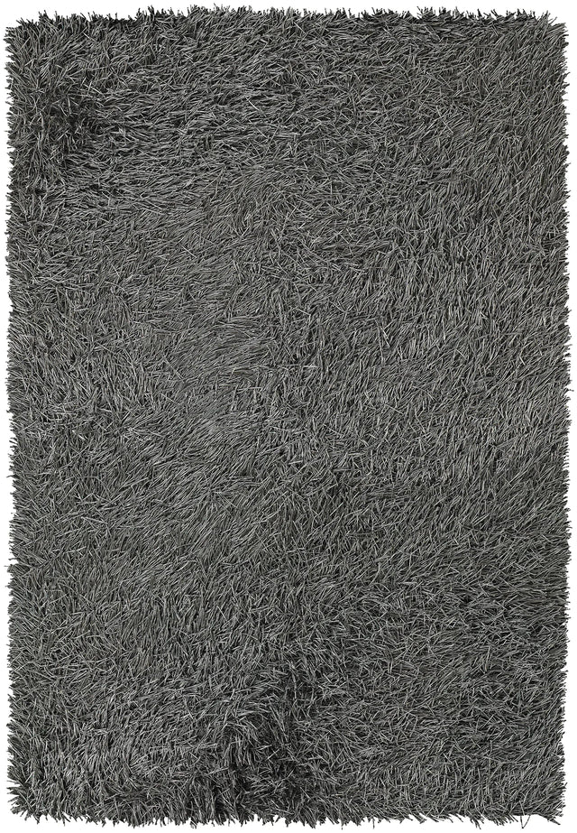 Chandra Poligan POL-30802 Silver rug, flat view