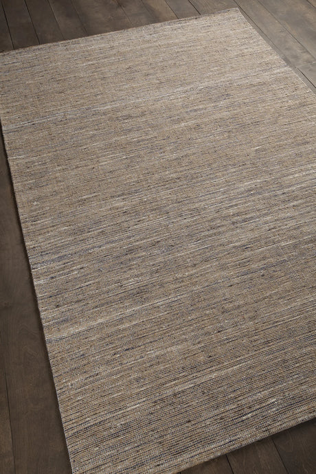 Chandra Pretor PRE-34200 Blue and Natural rug, angled side view