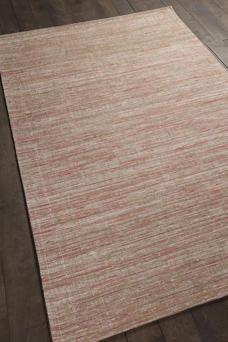 Chandra Pretor PRE-34202 Pink and Natural rug, angled side view