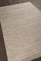 Chandra Pretor PRE-34203 White and Natural rug, angled side view