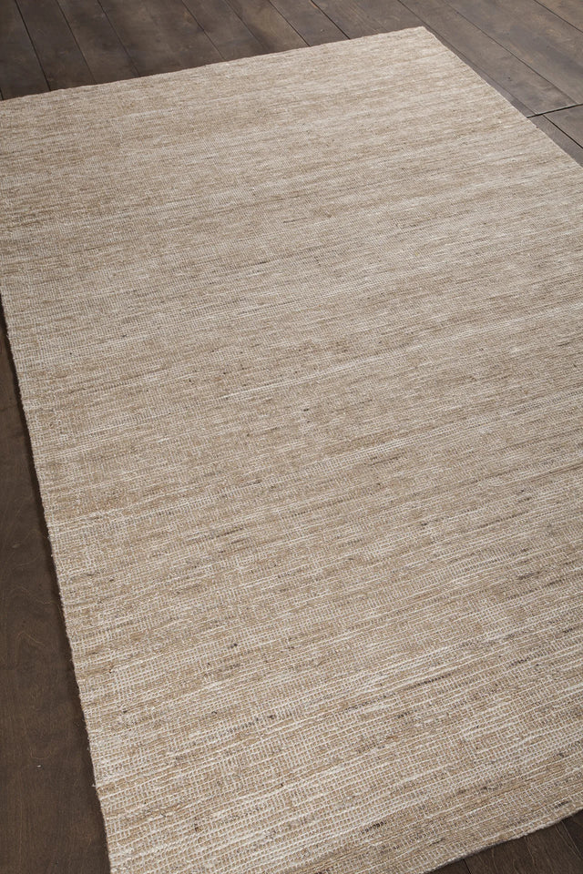 Chandra Pretor PRE-34203 White and Natural rug, angled side view