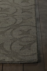 Chandra Rekha REK-29601 Taupe and Charcoal rug, corner detail