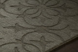 Chandra Rekha REK-29601 Taupe and Charcoal rug, side detail view