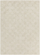 Chandra Rekha REK-29602 Cream rug, flat view