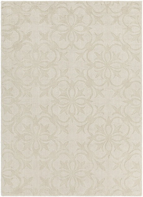 Chandra Rekha REK-29602 Cream rug, flat view