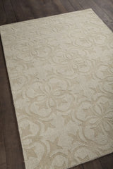 Chandra Rekha REK-29602 Cream rug, angled side view