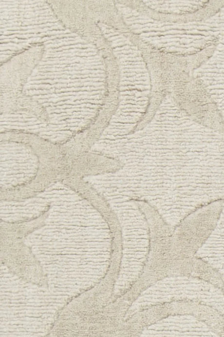 Chandra Rekha REK-29602 Cream rug, texture close-up