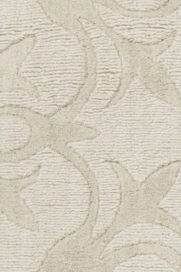 Chandra Rekha REK-29602 Cream rug, texture close-up
