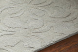 Chandra Rekha REK-29603 Grey rug, side detail view