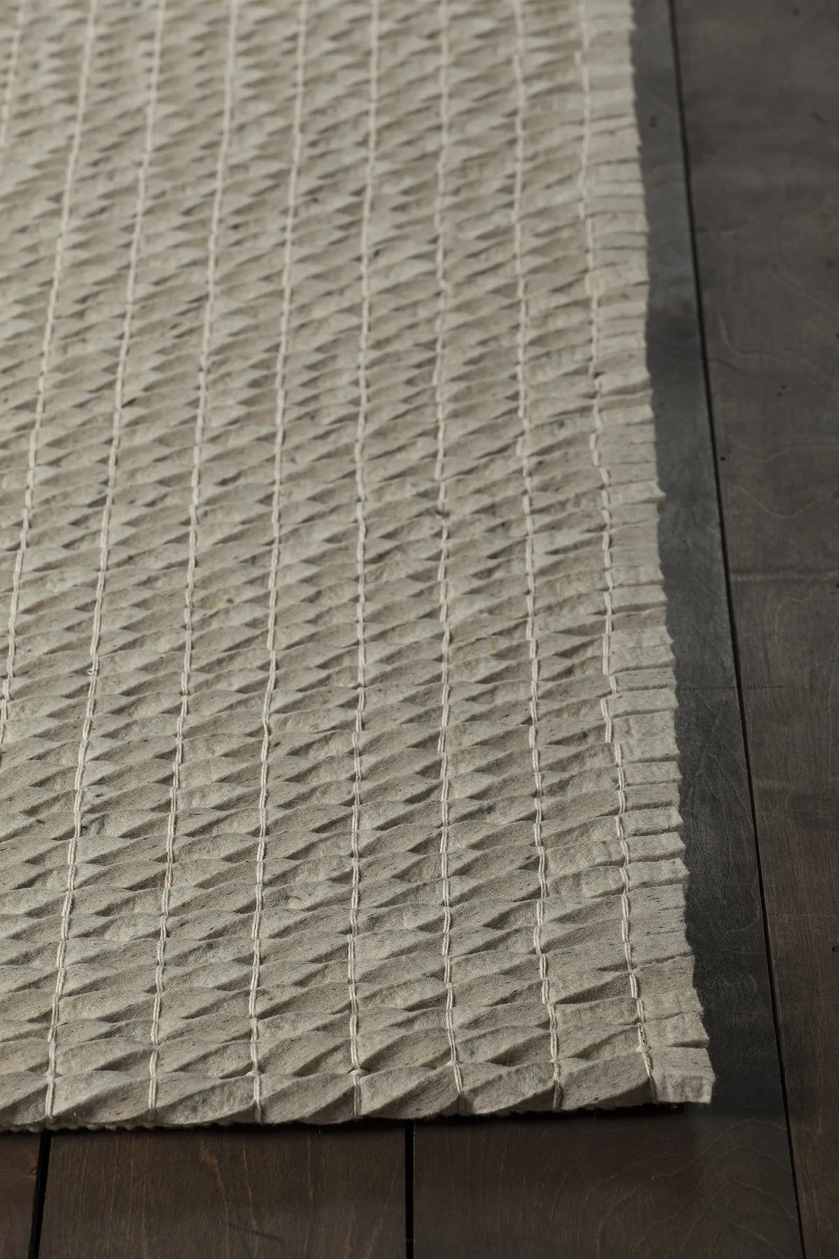 Chandra Renea REN-40101 Beige rug, corner detail