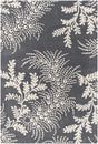 Chandra Rowe ROW-11107 Grey and Ivory rug, flat view