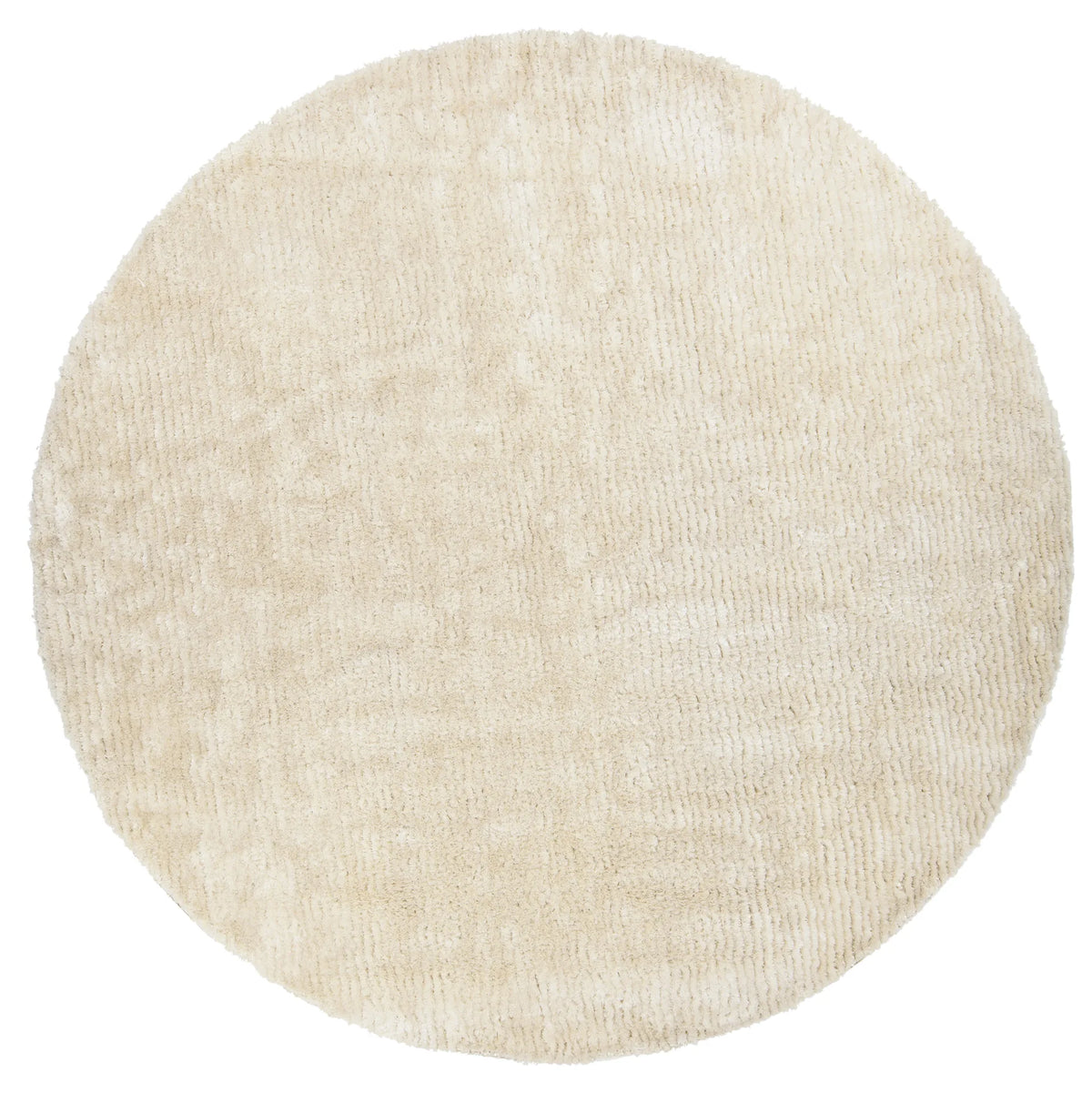 Chandra Royal ROY-15100 Ivory round rug, flat view
