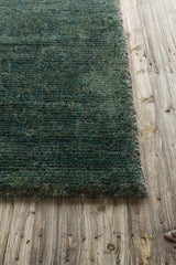 Chandra Royal ROY-15103 Blue and Green rug, corner detail
