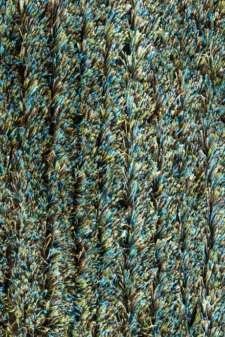 Chandra Royal ROY-15103 Blue and Green rug, texture close-up
