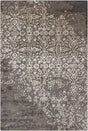 Chandra Rupec RUP-39601 Grey and Cream rug, flat view