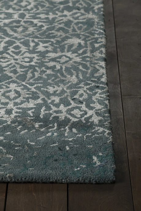 Chandra Rupec RUP-39603 Blue rug, corner detail