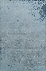 Chandra Rupec RUP-39604 Blue and Grey rug, flat view