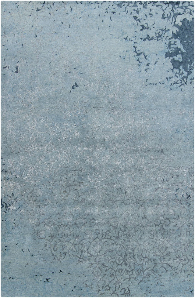 Chandra Rupec RUP-39604 Blue and Grey rug, flat view