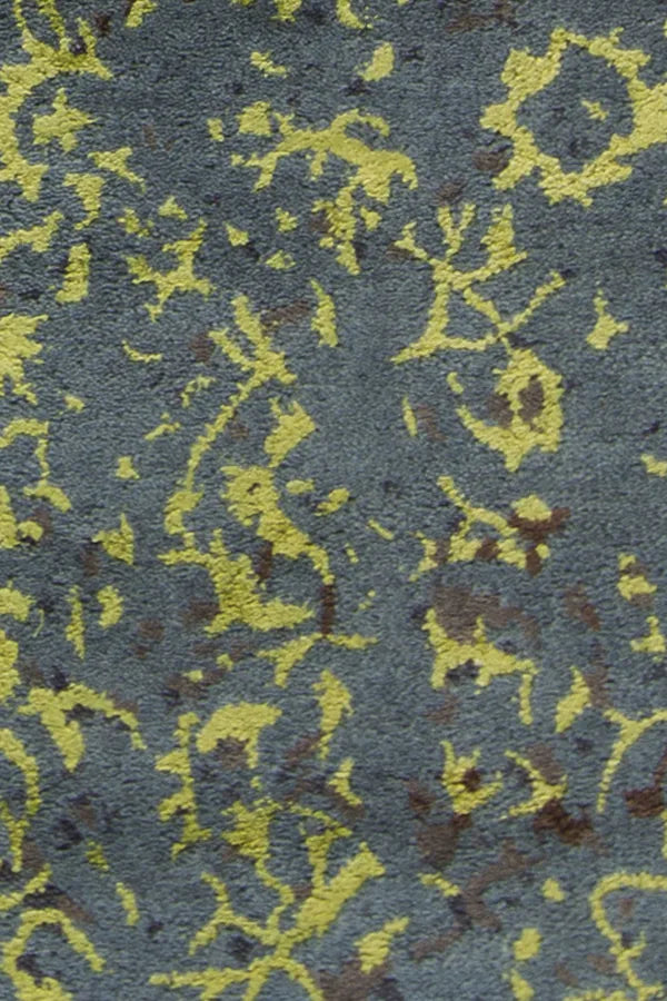Chandra Rupec RUP-39605 Blue and Green and Brown rug, texture close-up