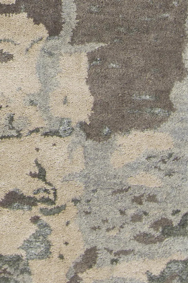 Chandra Rupec RUP-39610 Silver and Beige and Brown rug, texture close-up