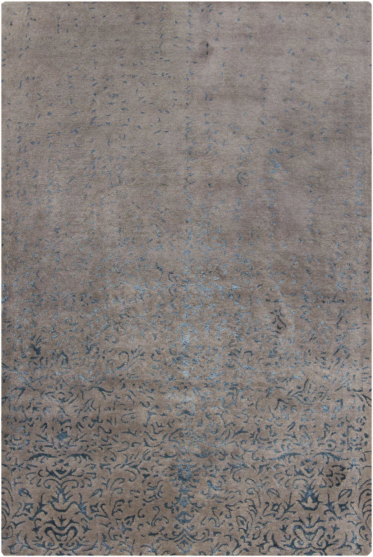 Chandra Rupec RUP-39612 Grey and Blue rug, flat view