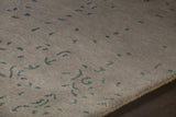 Chandra Rupec RUP-39612 Grey and Blue rug, side detail view