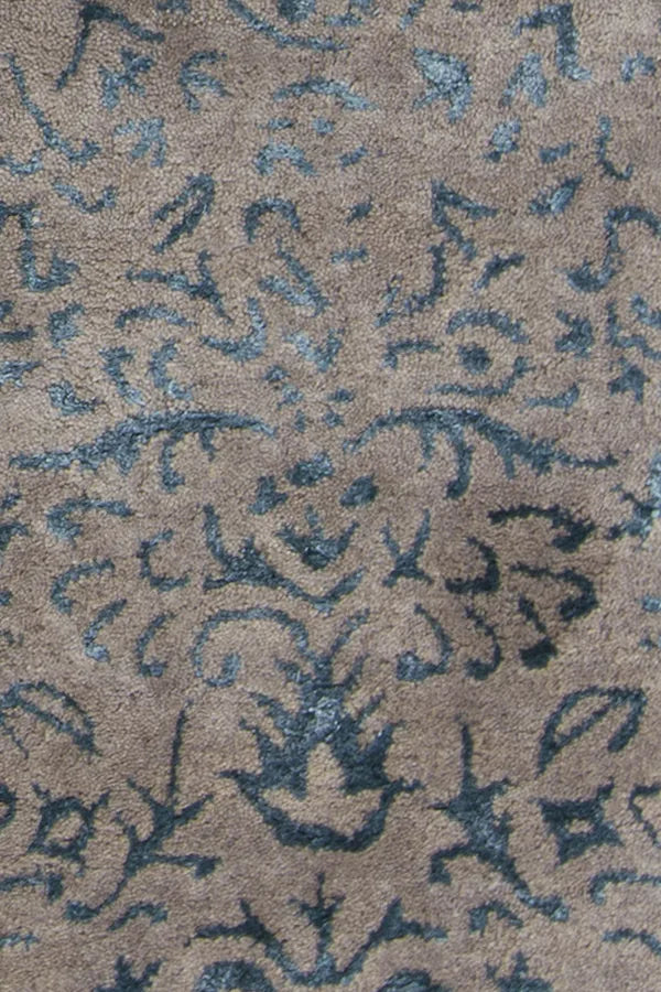 Chandra Rupec RUP-39612 Grey and Blue rug, texture close-up