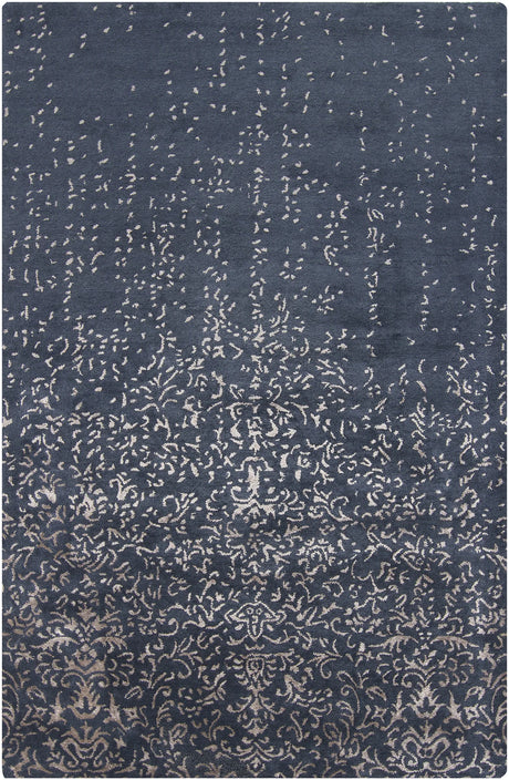 Chandra Rupec RUP-39614 Navy and Beige rug, flat view