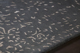 Chandra Rupec RUP-39614 Navy and Beige rug, side detail view