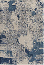 Chandra Rupec RUP-39628 Beige and Blue rug, flat view