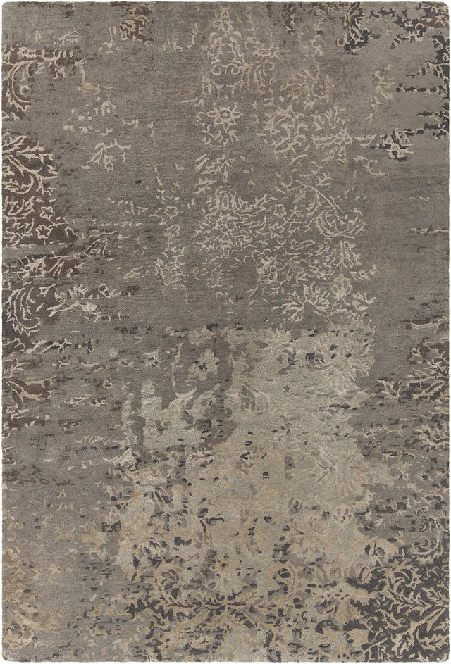 Chandra Rupec RUP-39629 Grey and Beige rug, flat view